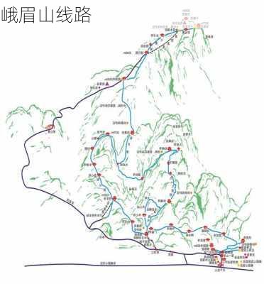 峨眉山线路