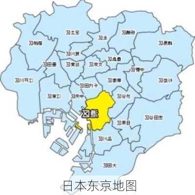 日本东京地图