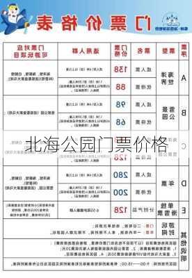 北海公园门票价格