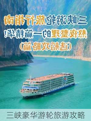 三峡豪华游轮旅游攻略