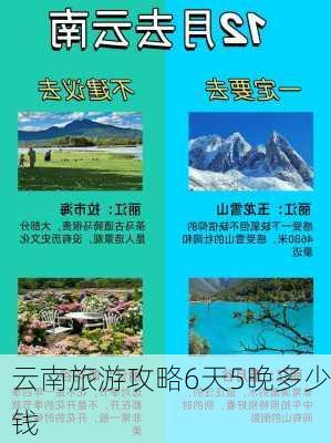 云南旅游攻略6天5晚多少钱