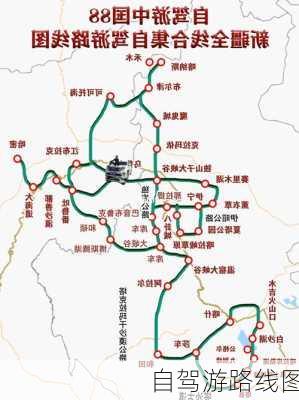 自驾游路线图