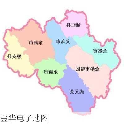 金华电子地图