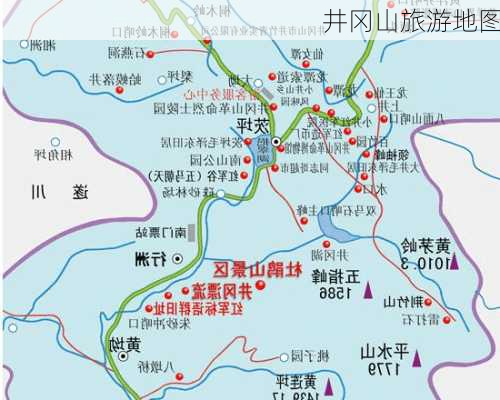 井冈山旅游地图