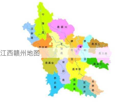 江西赣州地图