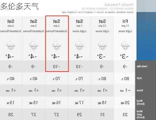 多伦多天气