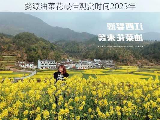 婺源油菜花最佳观赏时间2023年