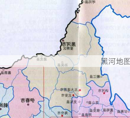 黑河地图