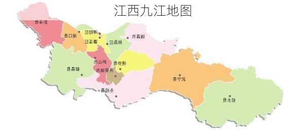 江西九江地图