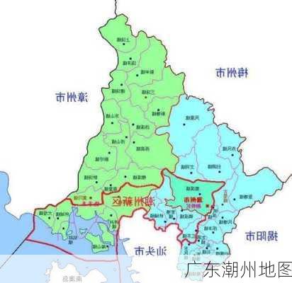 广东潮州地图