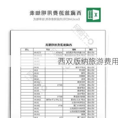 西双版纳旅游费用